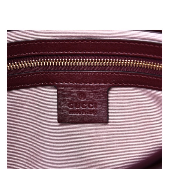 Gucci Arli Medium Suede & Leather Shoulder Bag Crossbody Handbag - Picture 5 of 11